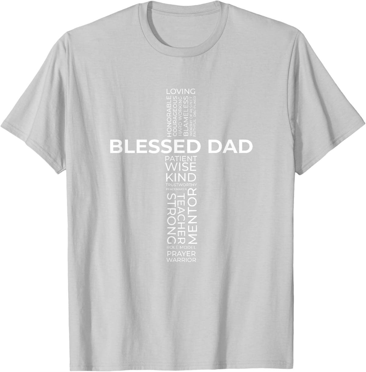 Christian Blessed Dad Cross Father's Day Shirt