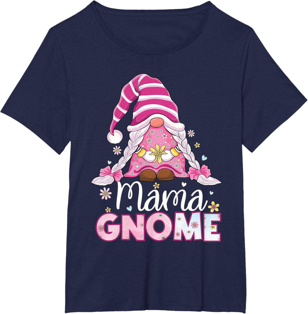 Flower For Mom Gnomies Cute Gnome Mom Happy Mother's Day