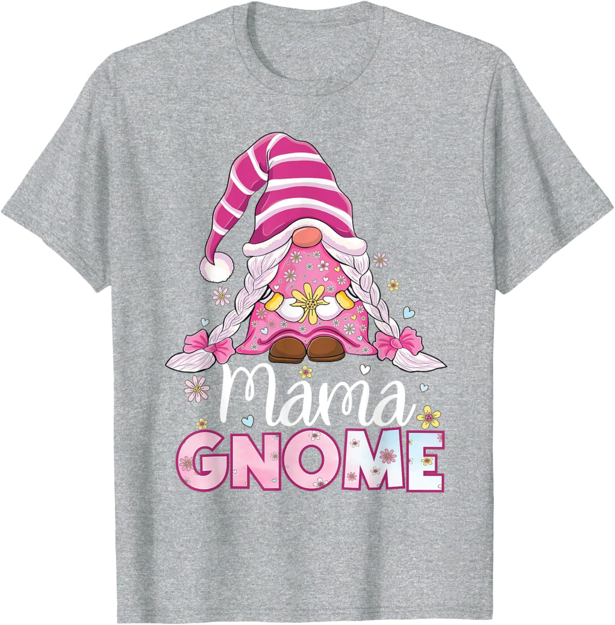 Flower For Mom Gnomies Cute Gnome Mom Happy Mother's Day